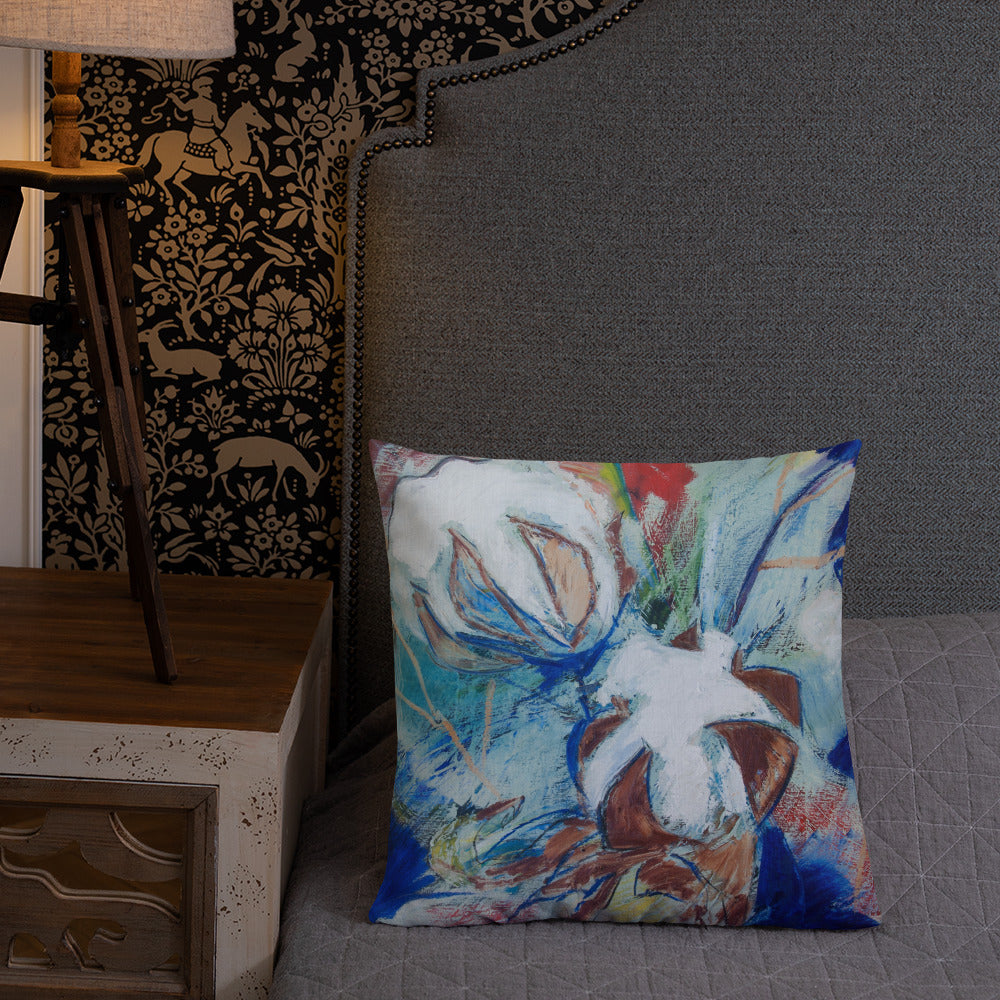 Tribute to Cotton (Cropped) Premium Pillow