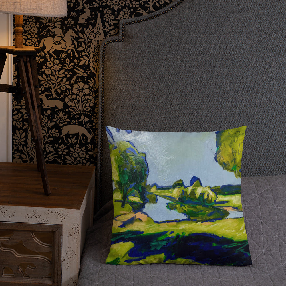 Study for Tranquil Lake IV Premium Pillow