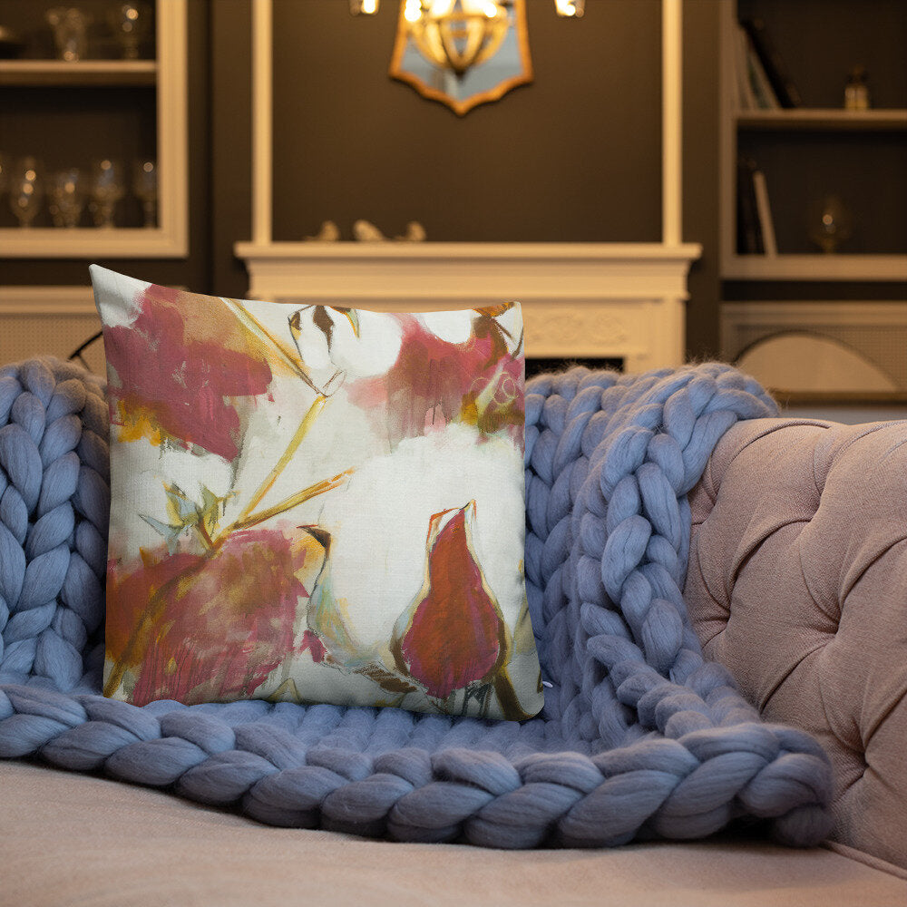 Rose Cotton Premium Pillow