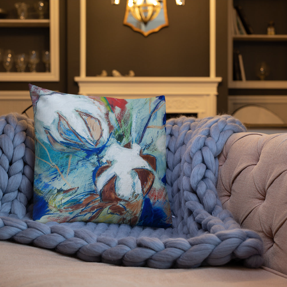 Tribute to Cotton (Cropped) Premium Pillow