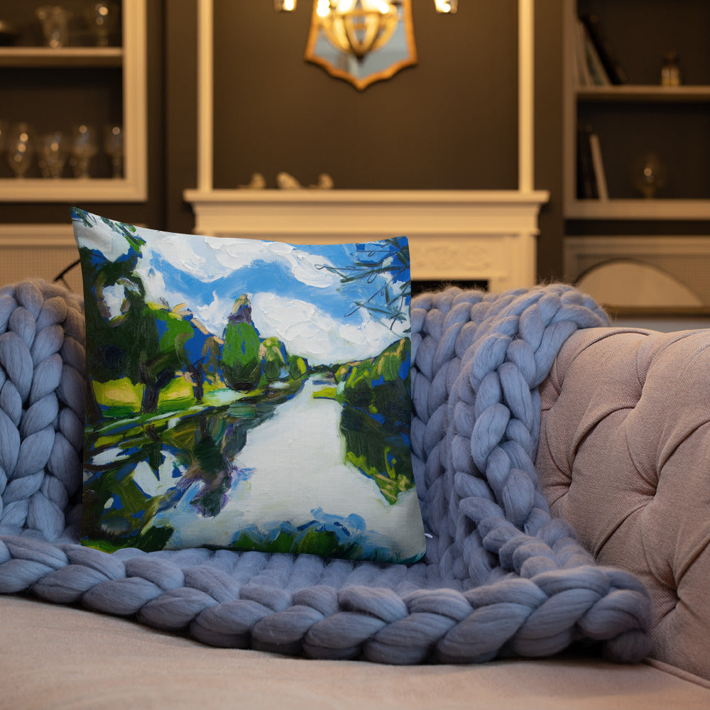 Study for Tranquil Lake III Premium Pillow