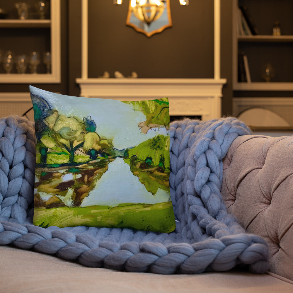 Study for Tranquil Lake Premium Pillow