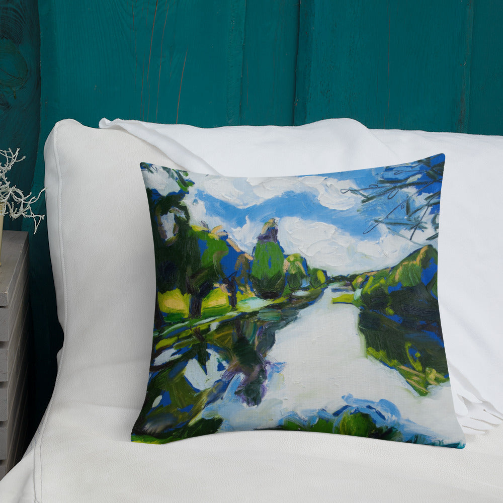 Study for Tranquil Lake III Premium Pillow