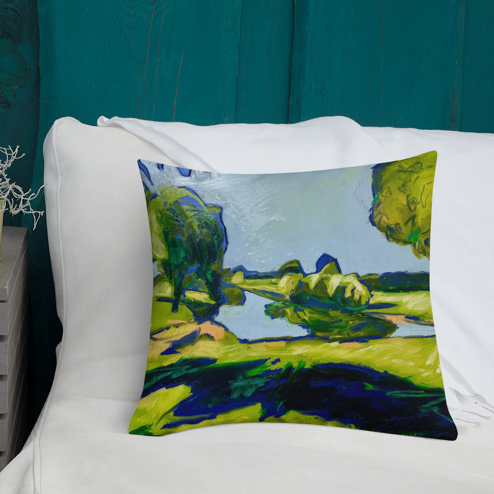 Study for Tranquil Lake IV Premium Pillow