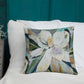 Soft Abstract Magnolia II Premium Pillow