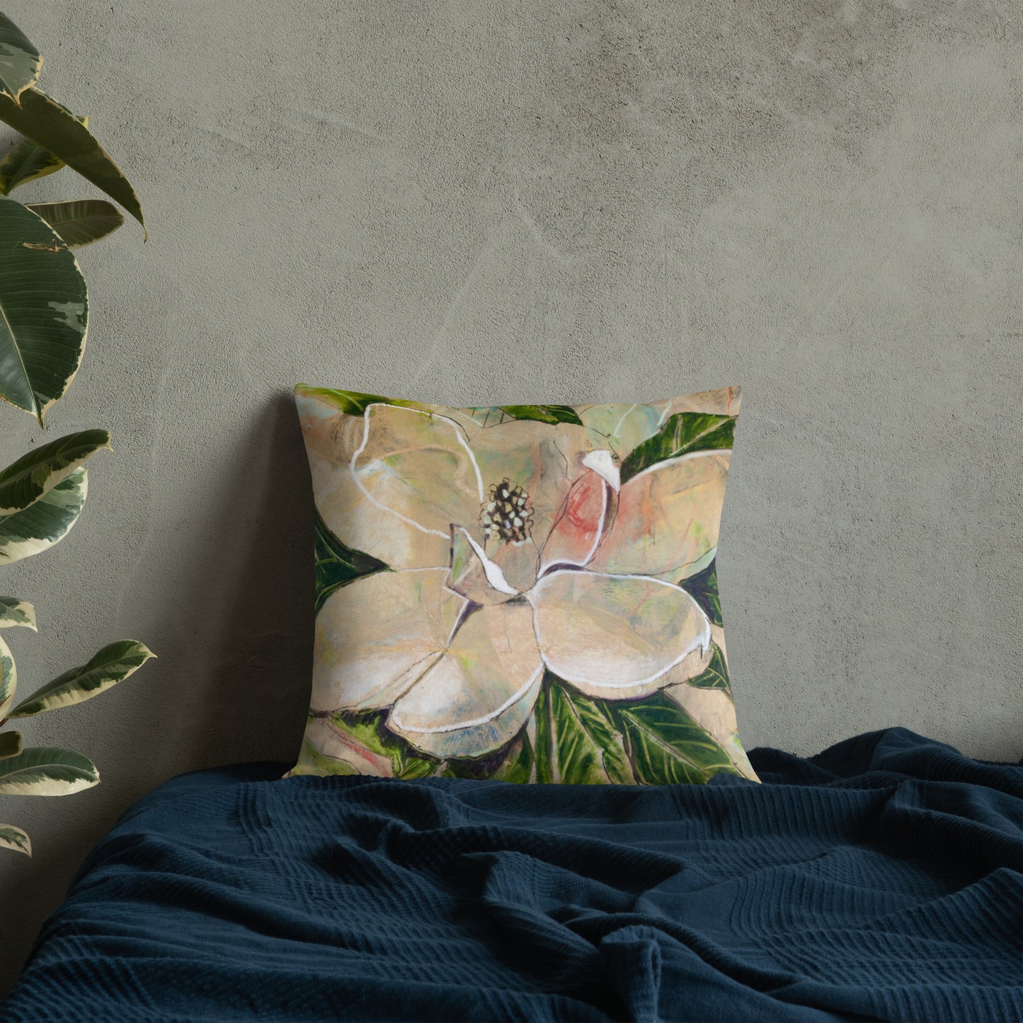 The Golden Magnolia Premium Pillow