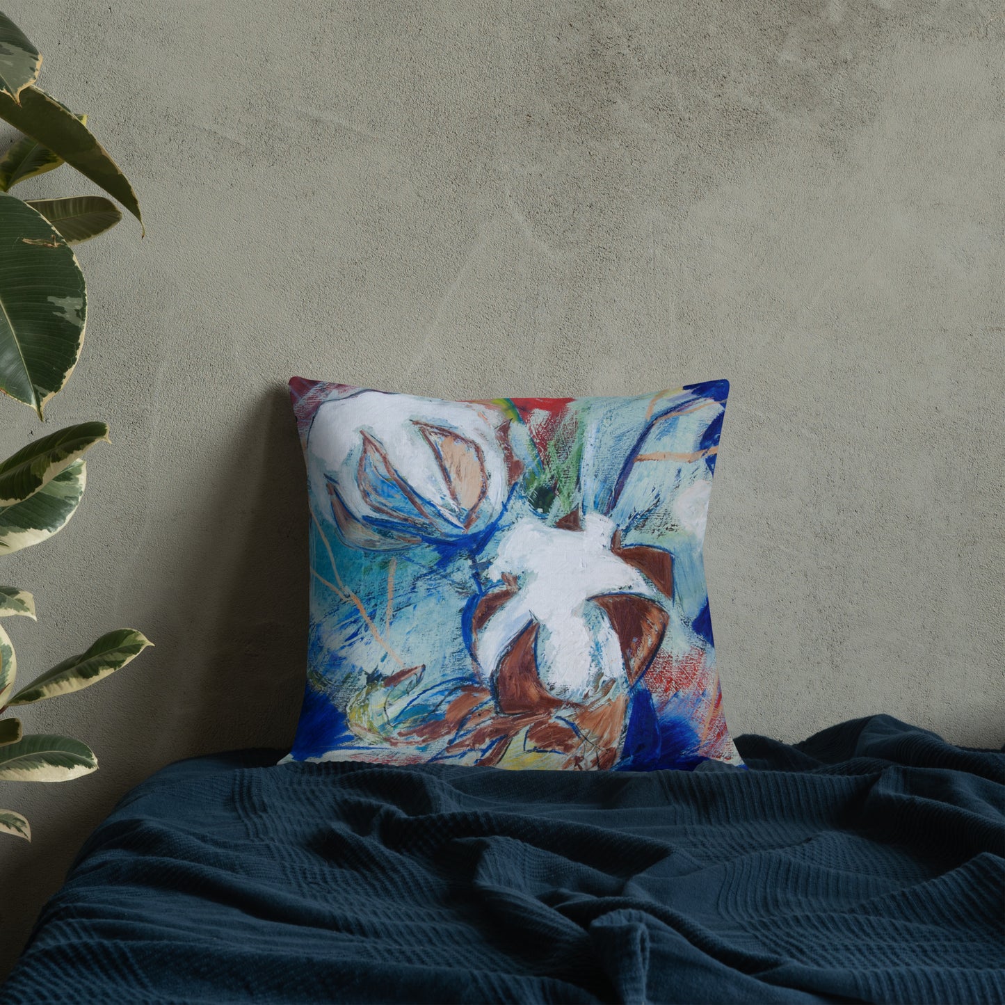 Tribute to Cotton (Cropped) Premium Pillow
