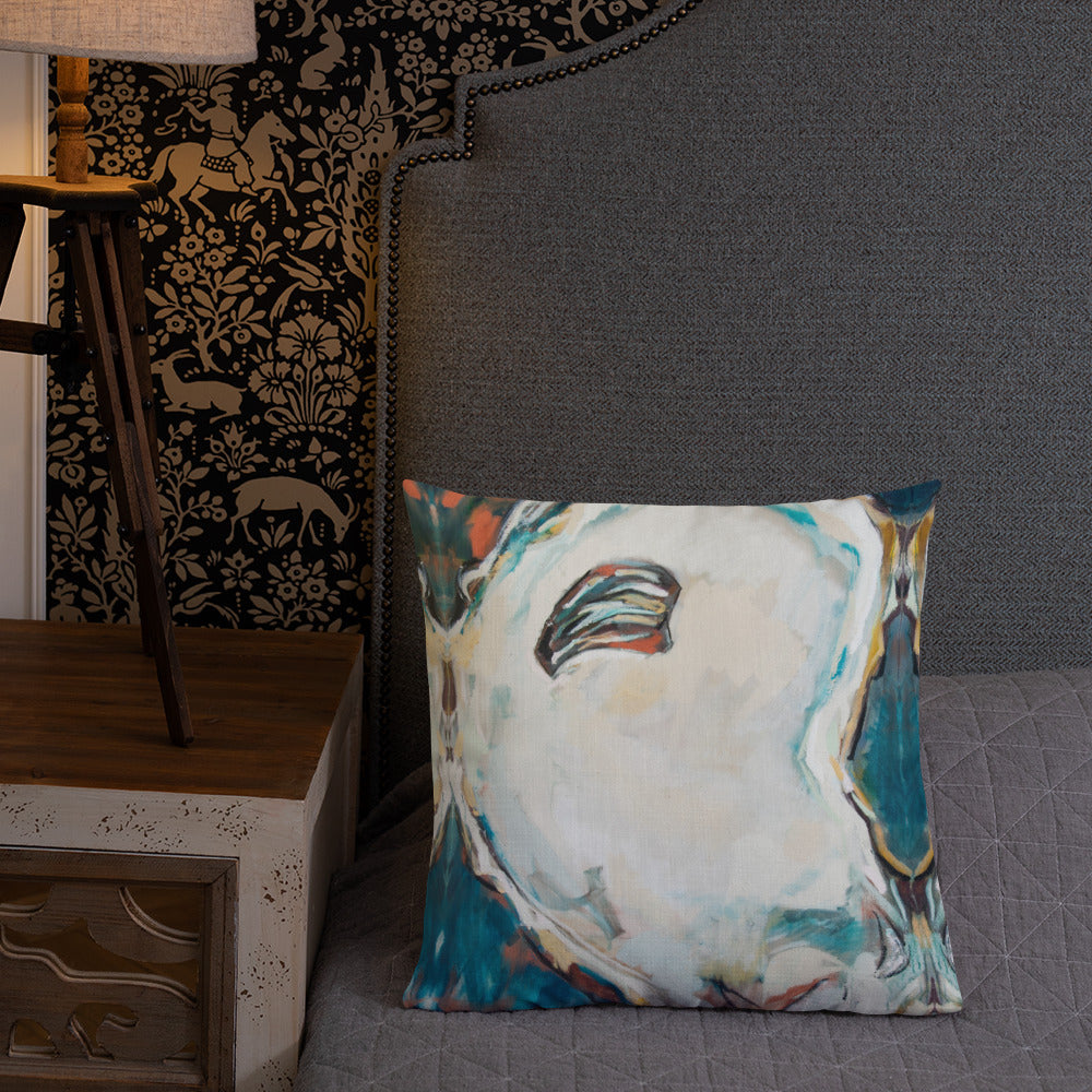 Teal Oyster Premium Pillow