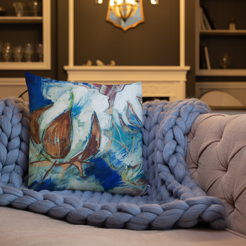Tribute to Cotton (Cropped) Premium Pillow