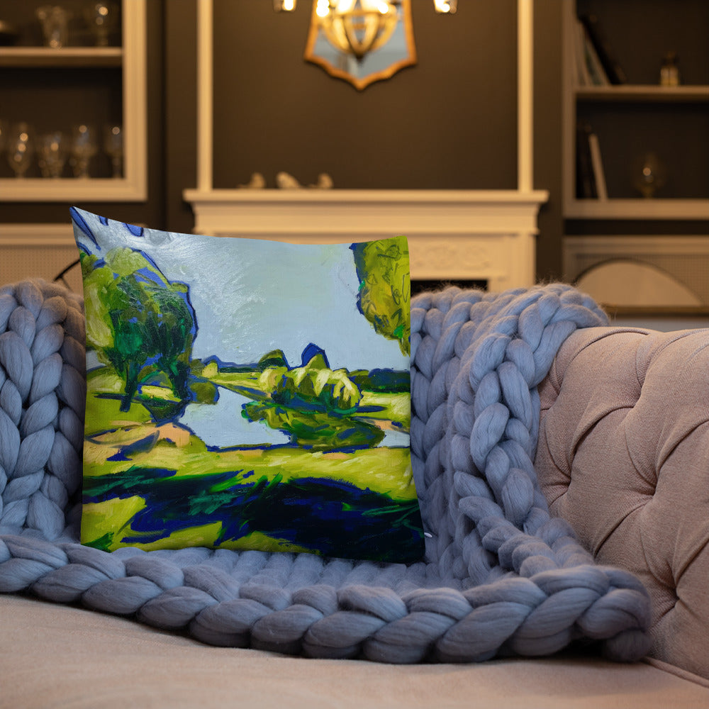 Study for Tranquil Lake IV Premium Pillow