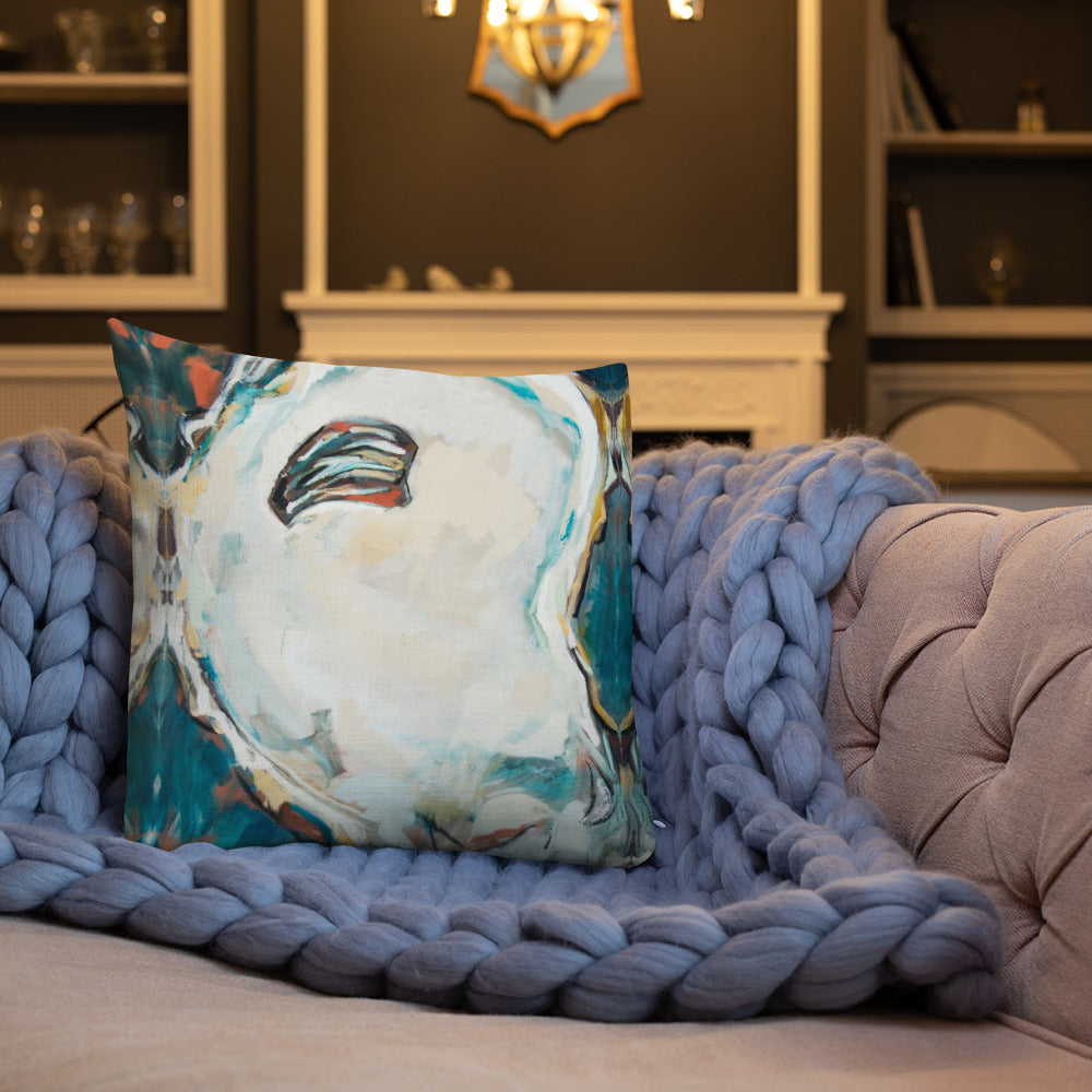 Teal Oyster Premium Pillow