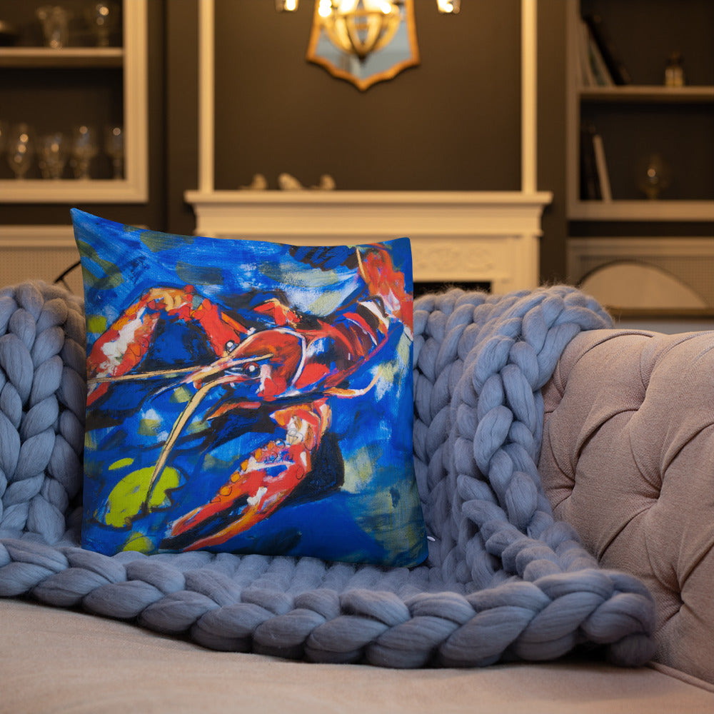 Crawfish in Habitat Premium Pillow