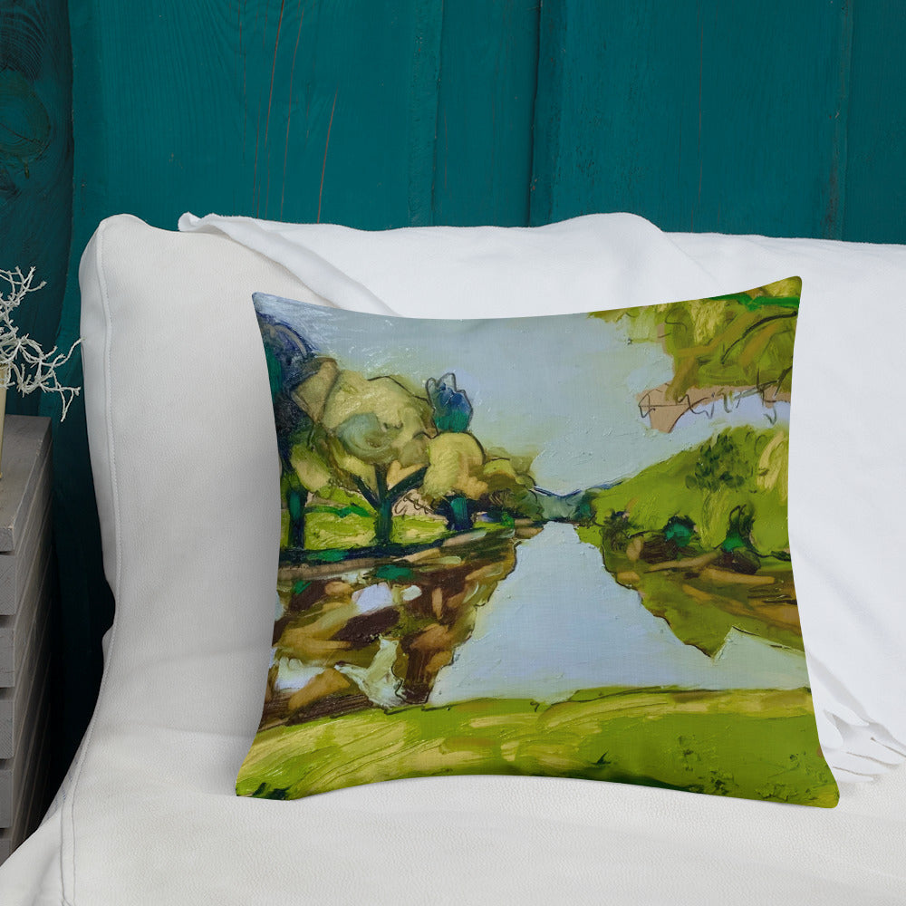 Study for Tranquil Lake Premium Pillow