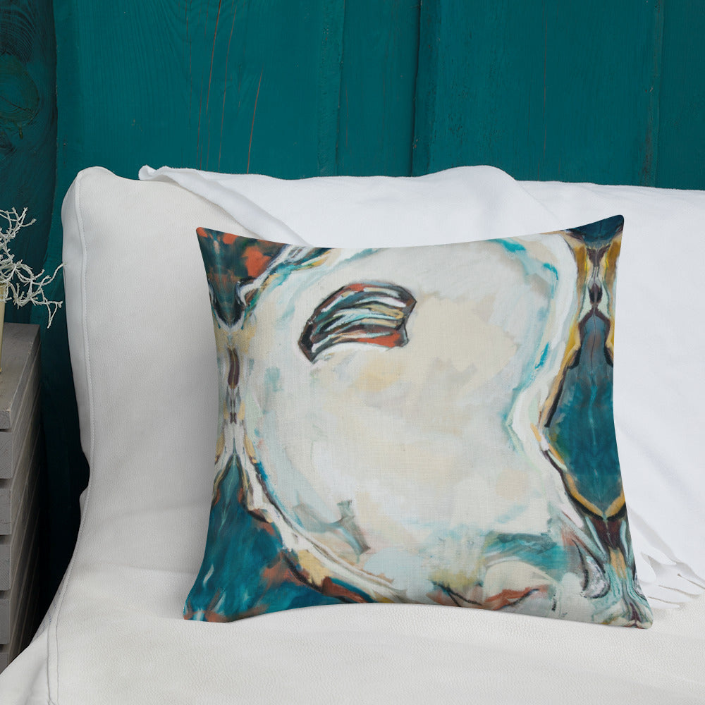 Teal Oyster Premium Pillow