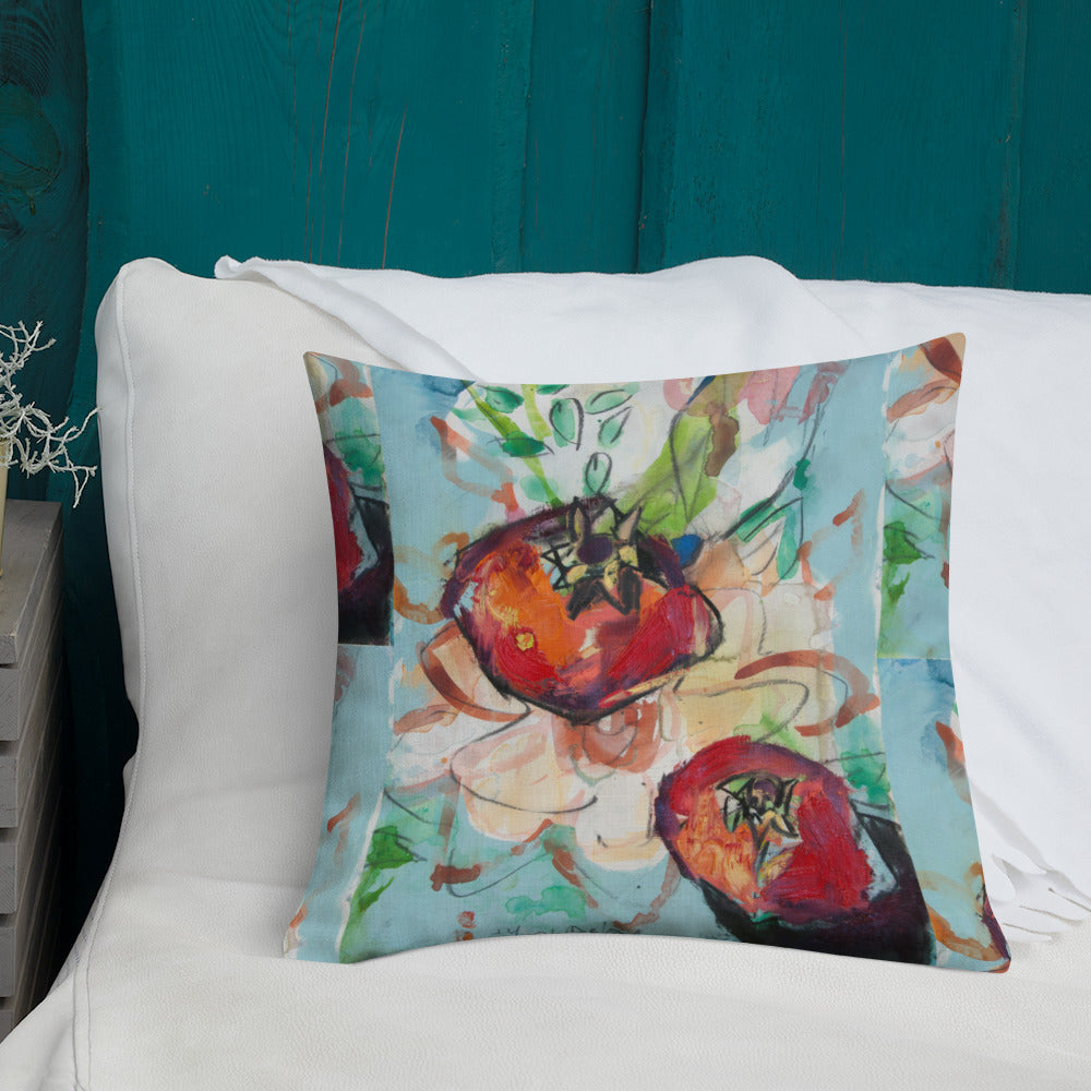 Tree of Life with Pomegranates (120) Premium Pillow