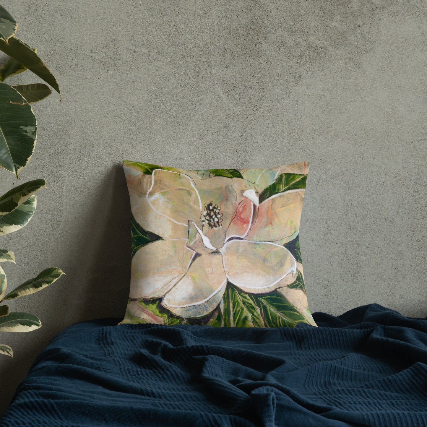 The Golden Magnolia Premium Pillow