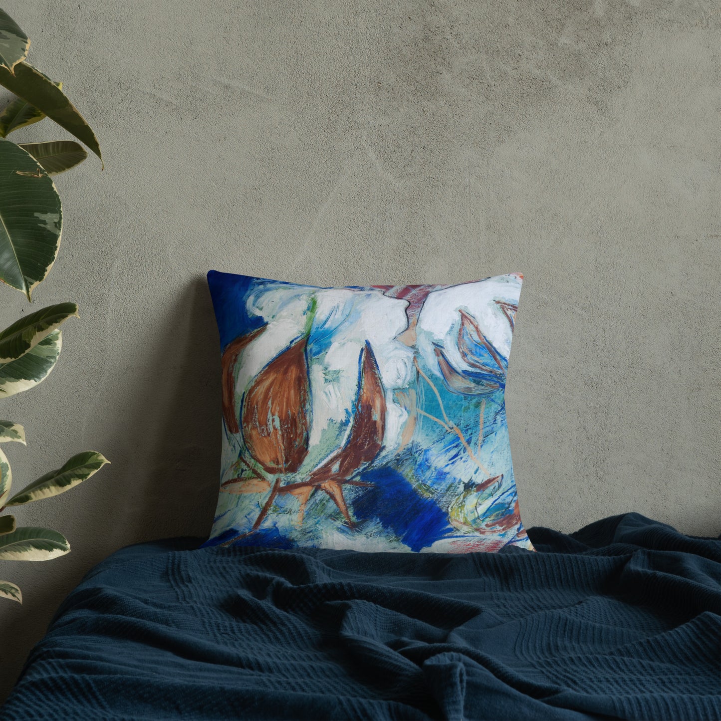 Tribute to Cotton (Cropped) Premium Pillow