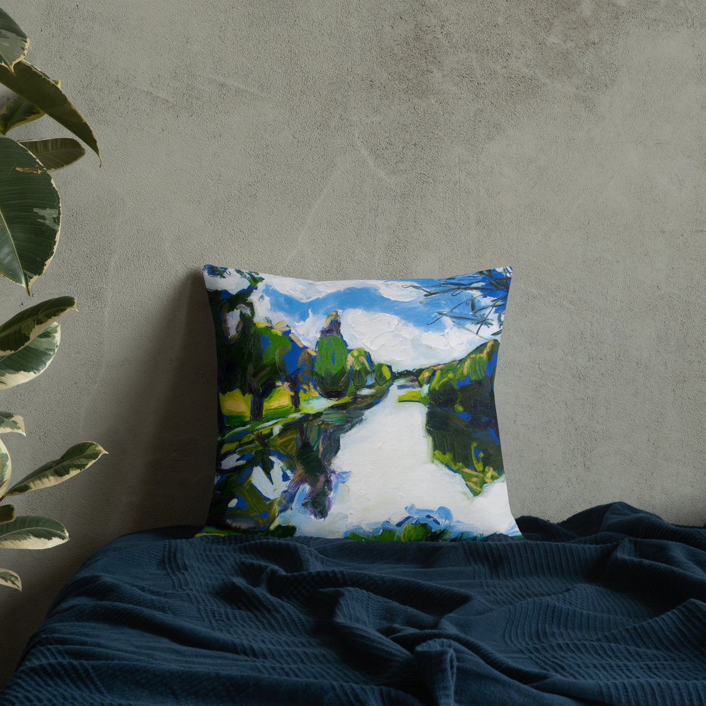 Study for Tranquil Lake III Premium Pillow