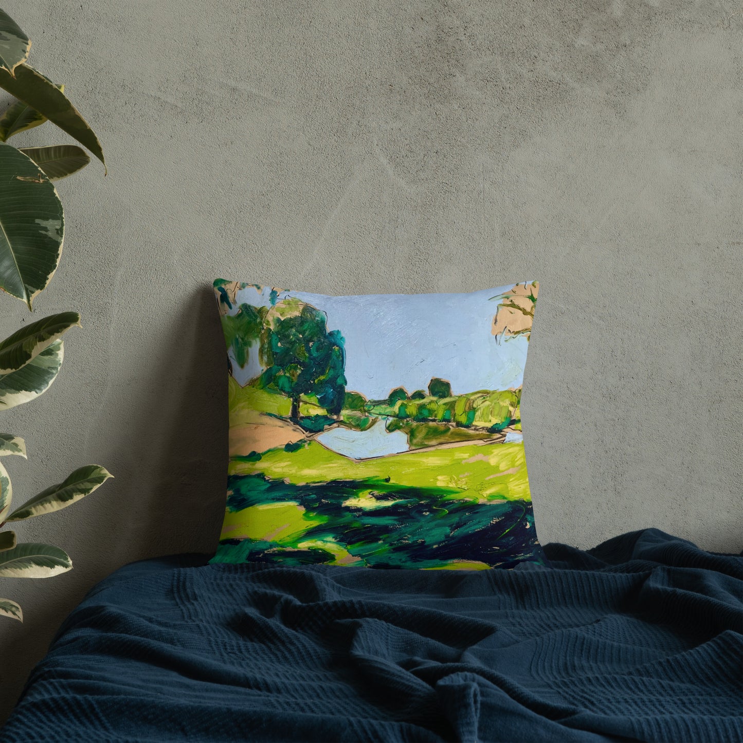 Study for Tranquil Lake II Premium Pillow