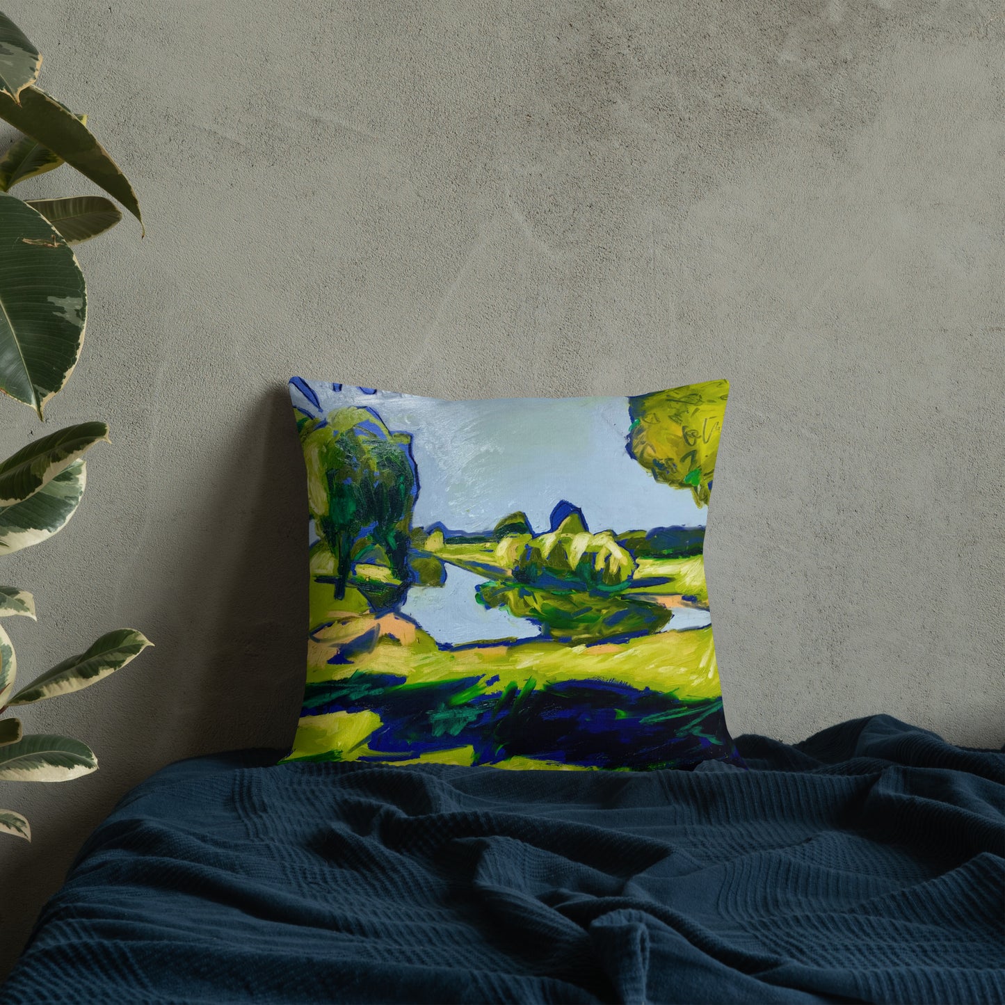 Study for Tranquil Lake IV Premium Pillow