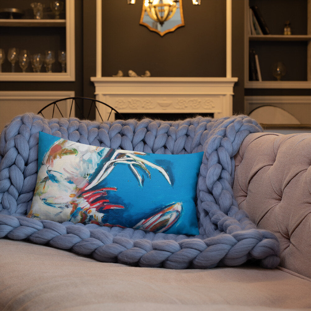 Aqua Shrimp Premium Pillow