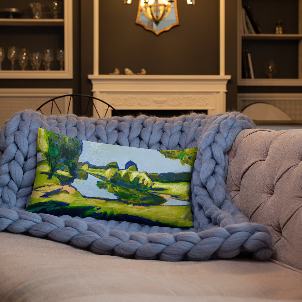 Study for Tranquil Lake IV Premium Pillow