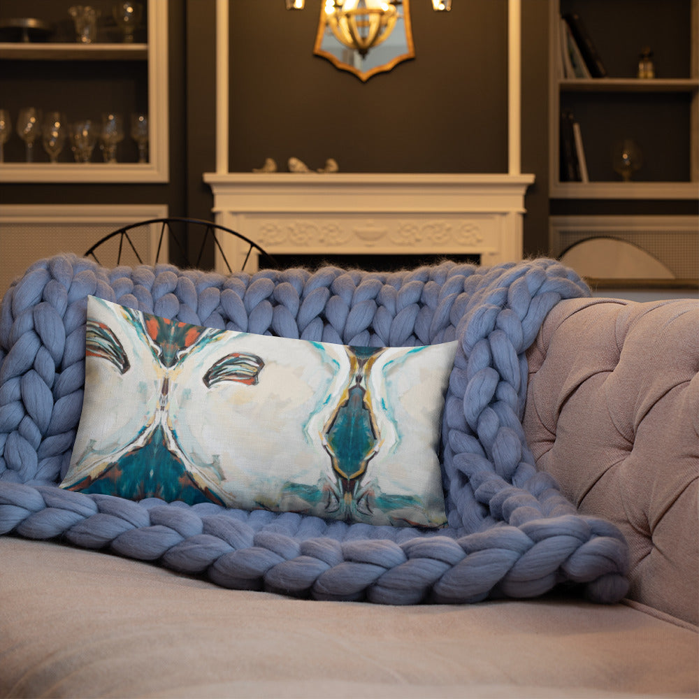 Teal Oyster Premium Pillow