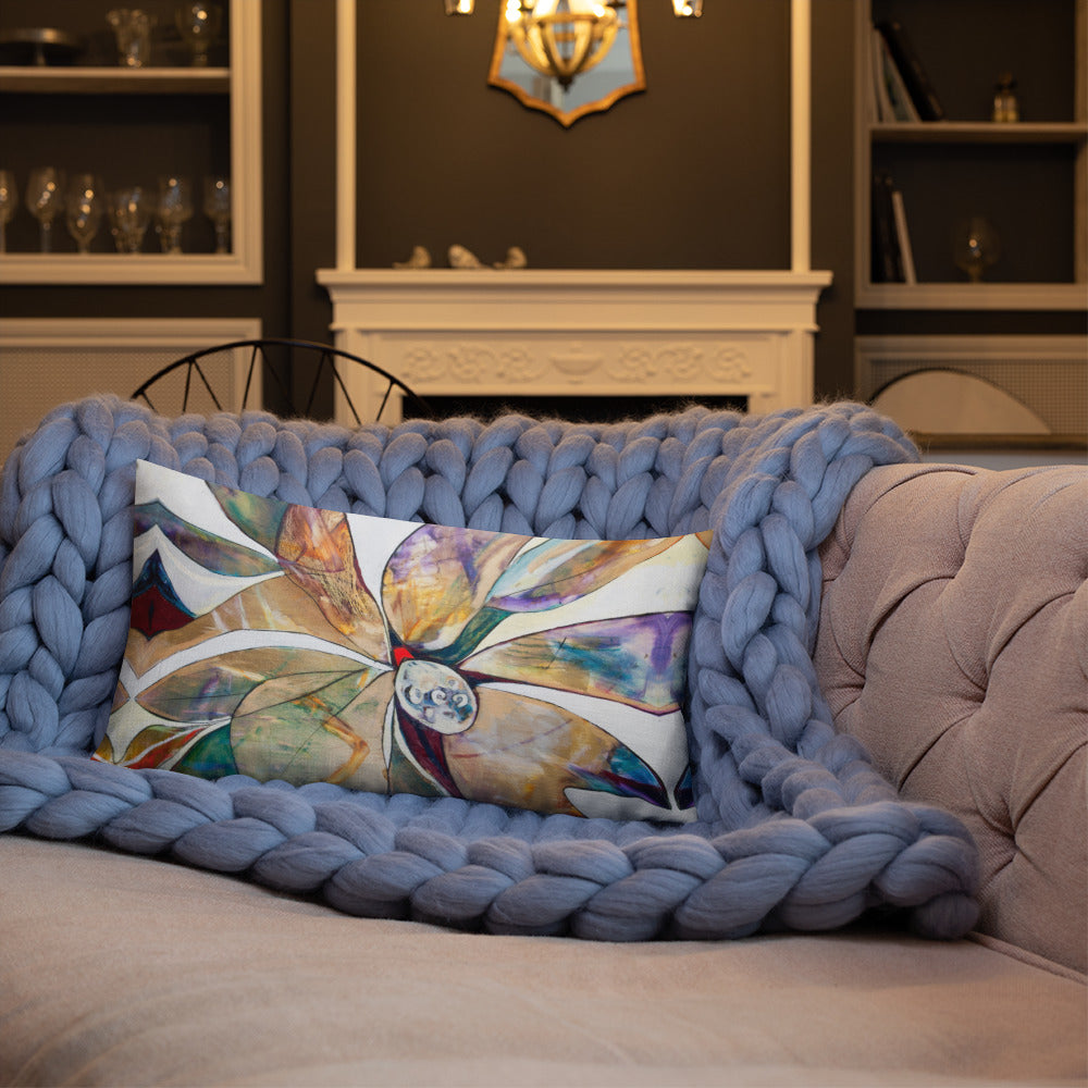 Reverse Magnolia Premium Pillow