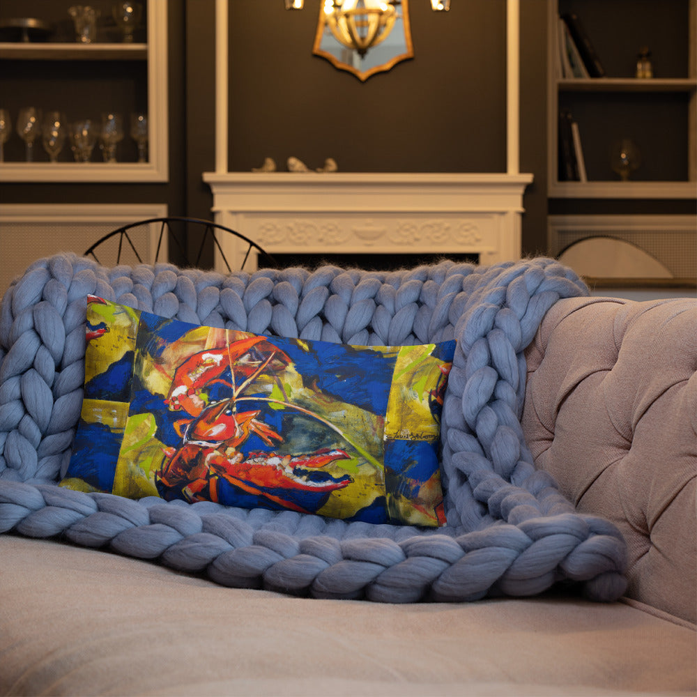 Crawfish in Habitat II Premium Pillow