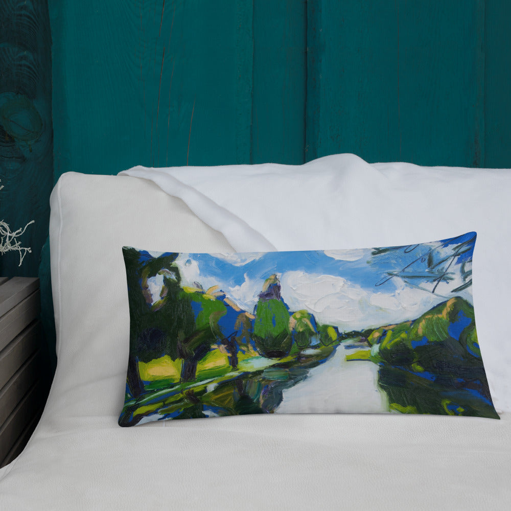 Study for Tranquil Lake III Premium Pillow