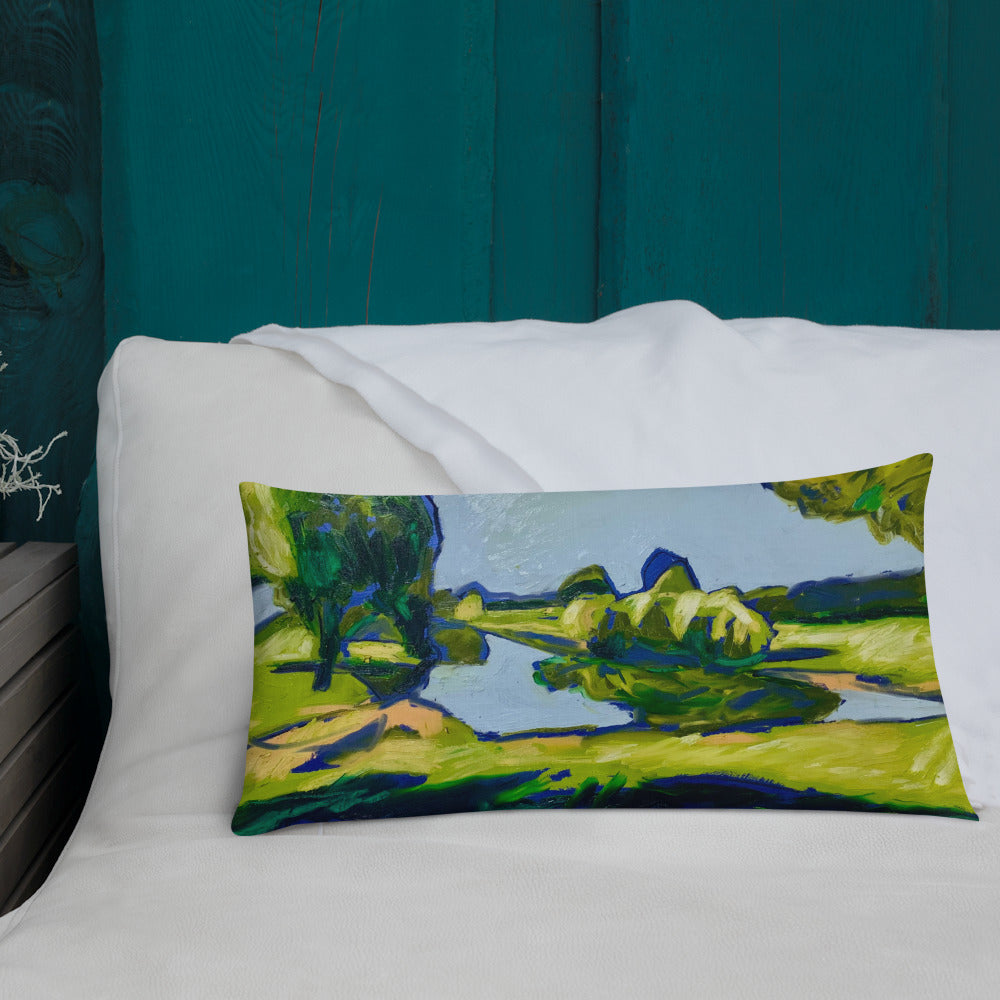 Study for Tranquil Lake IV Premium Pillow