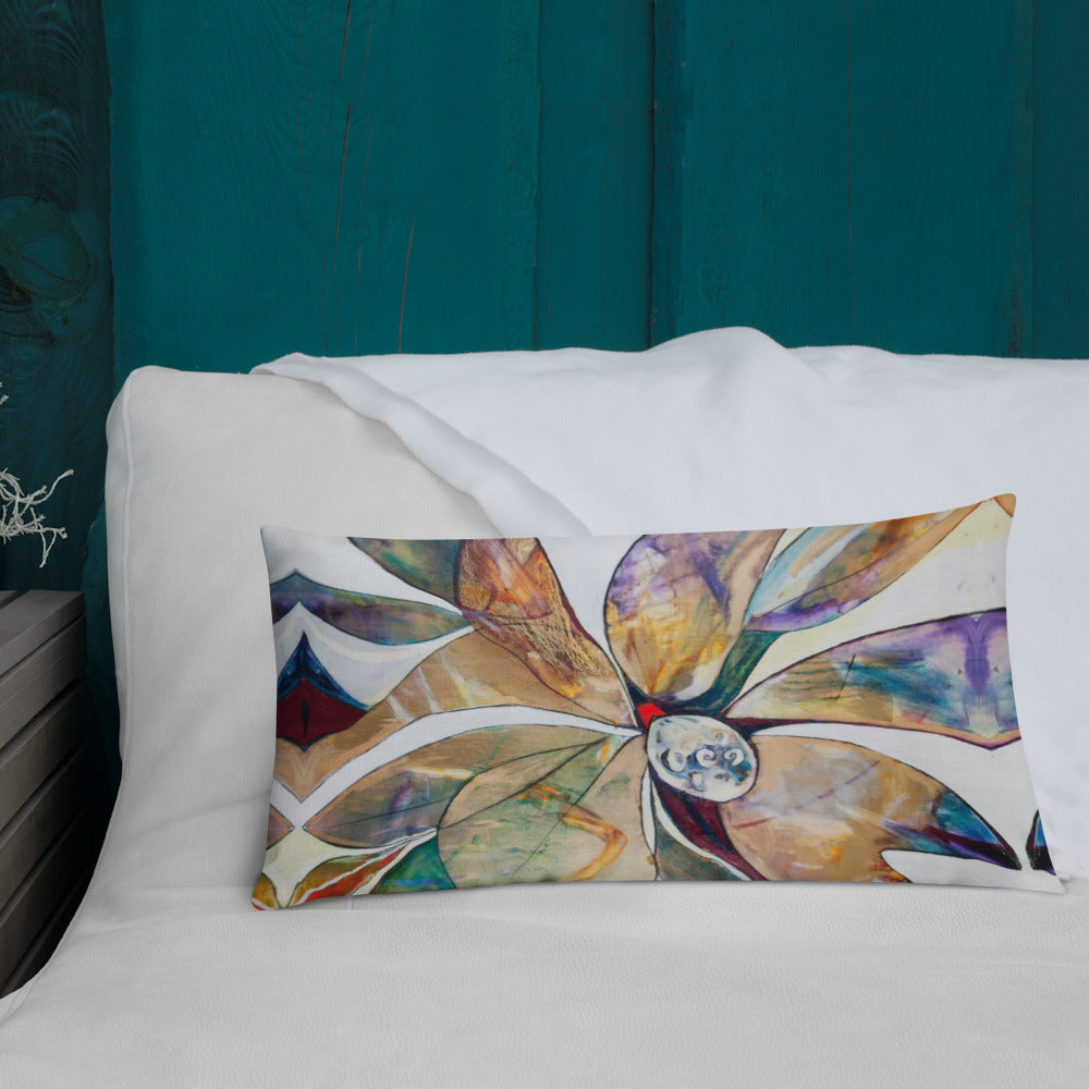 Reverse Magnolia Premium Pillow