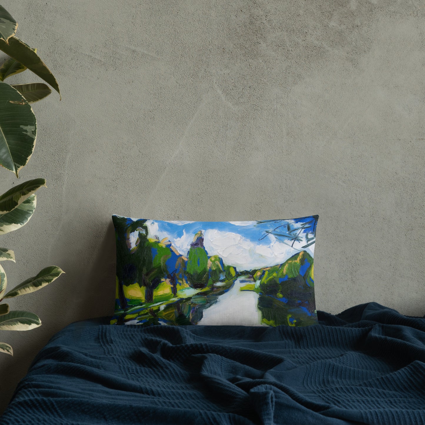 Study for Tranquil Lake III Premium Pillow