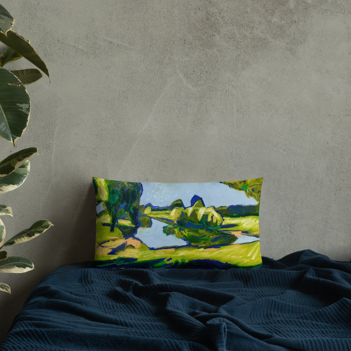 Study for Tranquil Lake IV Premium Pillow