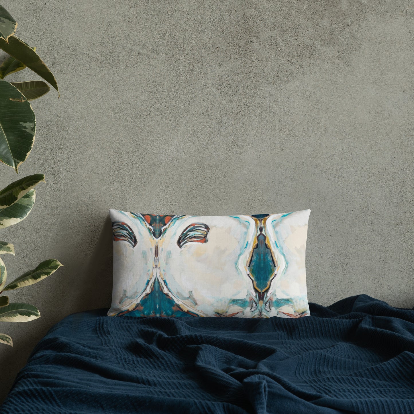 Teal Oyster Premium Pillow