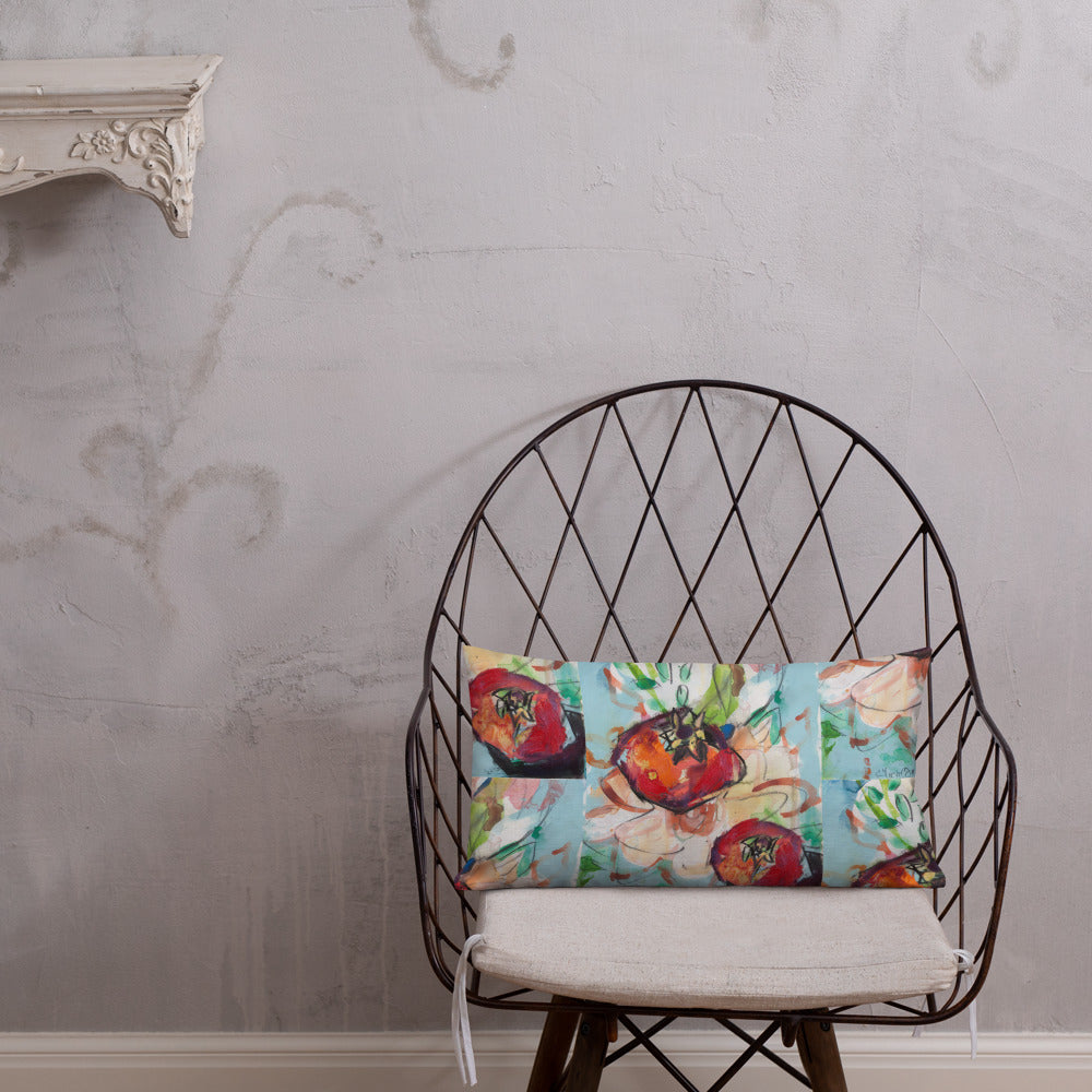 Tree of Life with Pomegranates (120) Premium Pillow