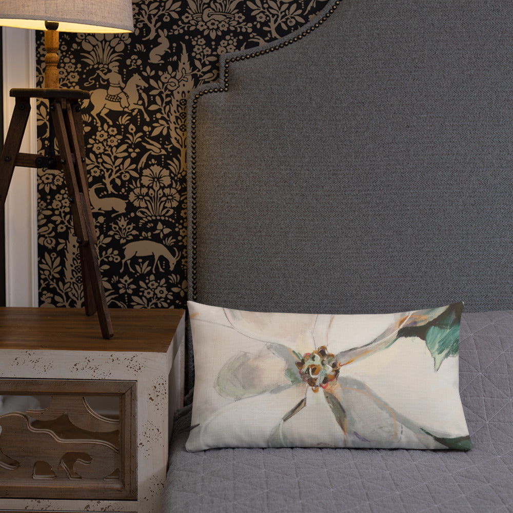 Soft Magnolia III Pattern Premium Pillow