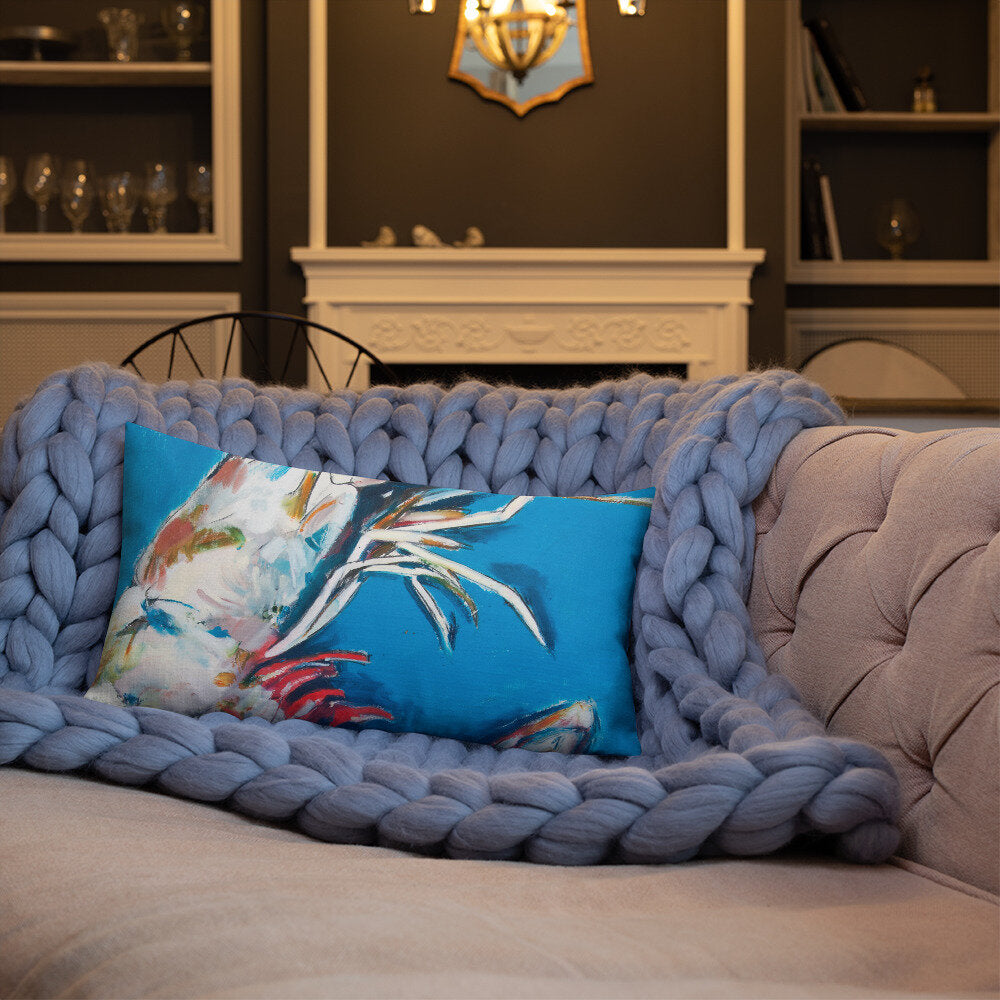 Aqua Shrimp Premium Pillow