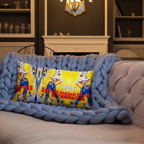 Louisiana Hussy Reflection Premium Pillow