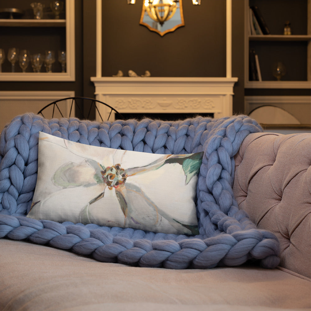 Soft Magnolia III Pattern Premium Pillow