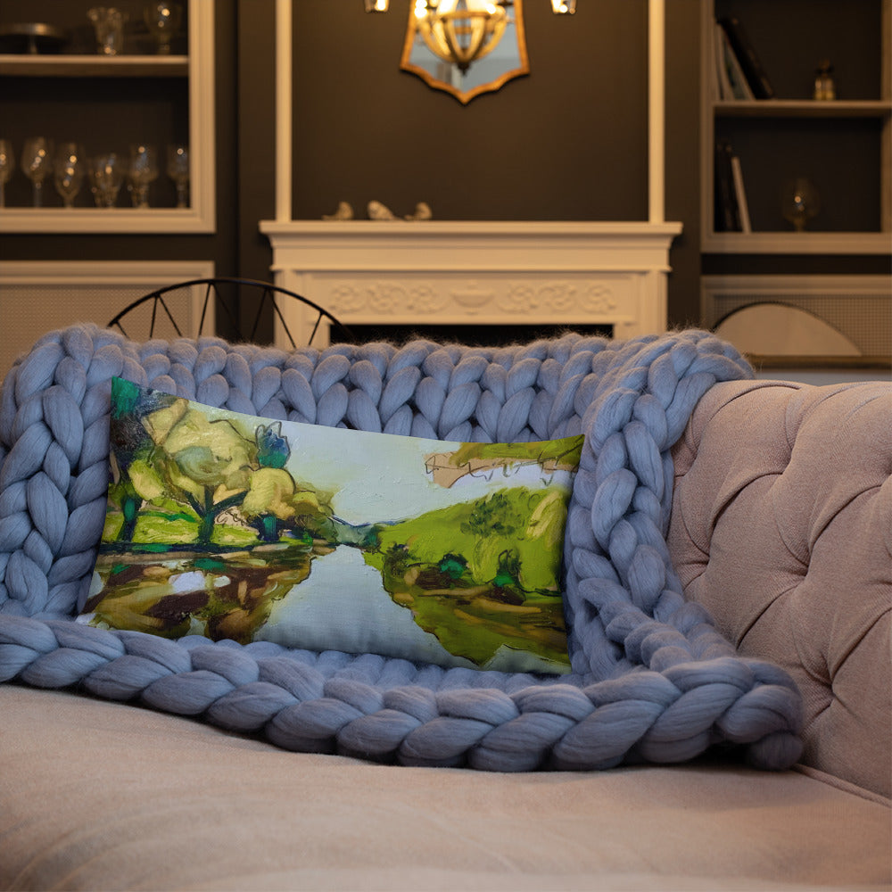 Study for Tranquil Lake Premium Pillow