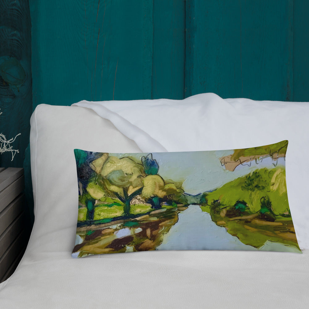 Study for Tranquil Lake Premium Pillow