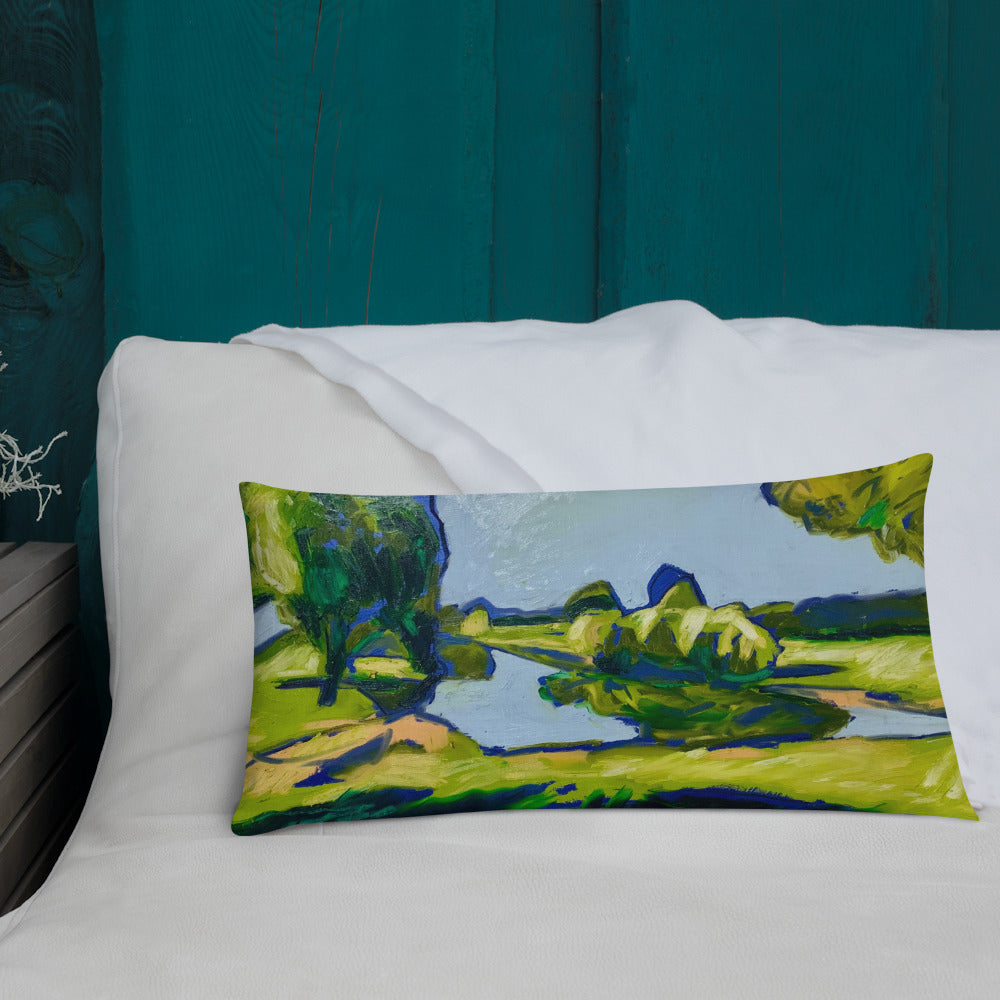 Study for Tranquil Lake IV Premium Pillow