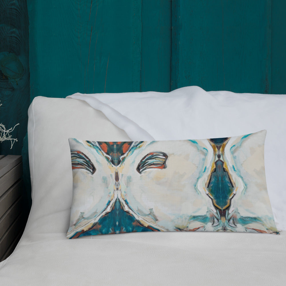 Teal Oyster Premium Pillow