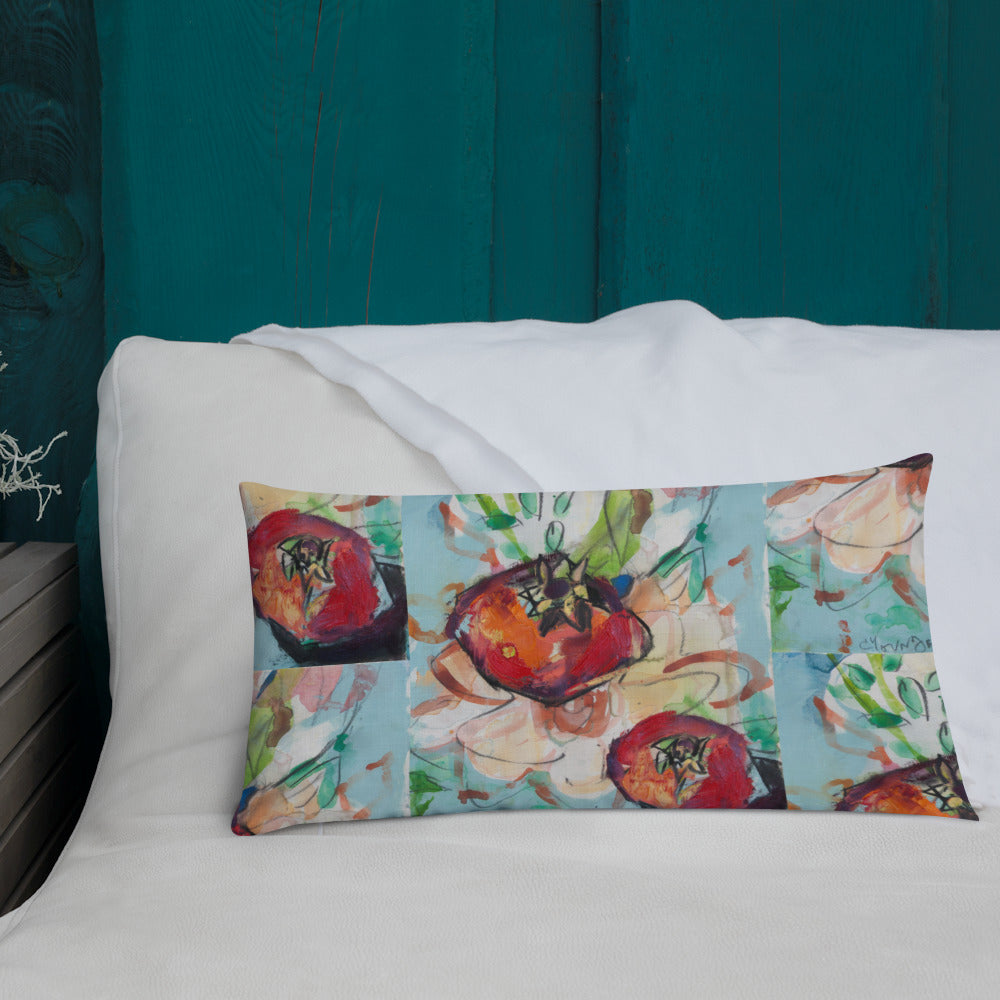 Tree of Life with Pomegranates (120) Premium Pillow