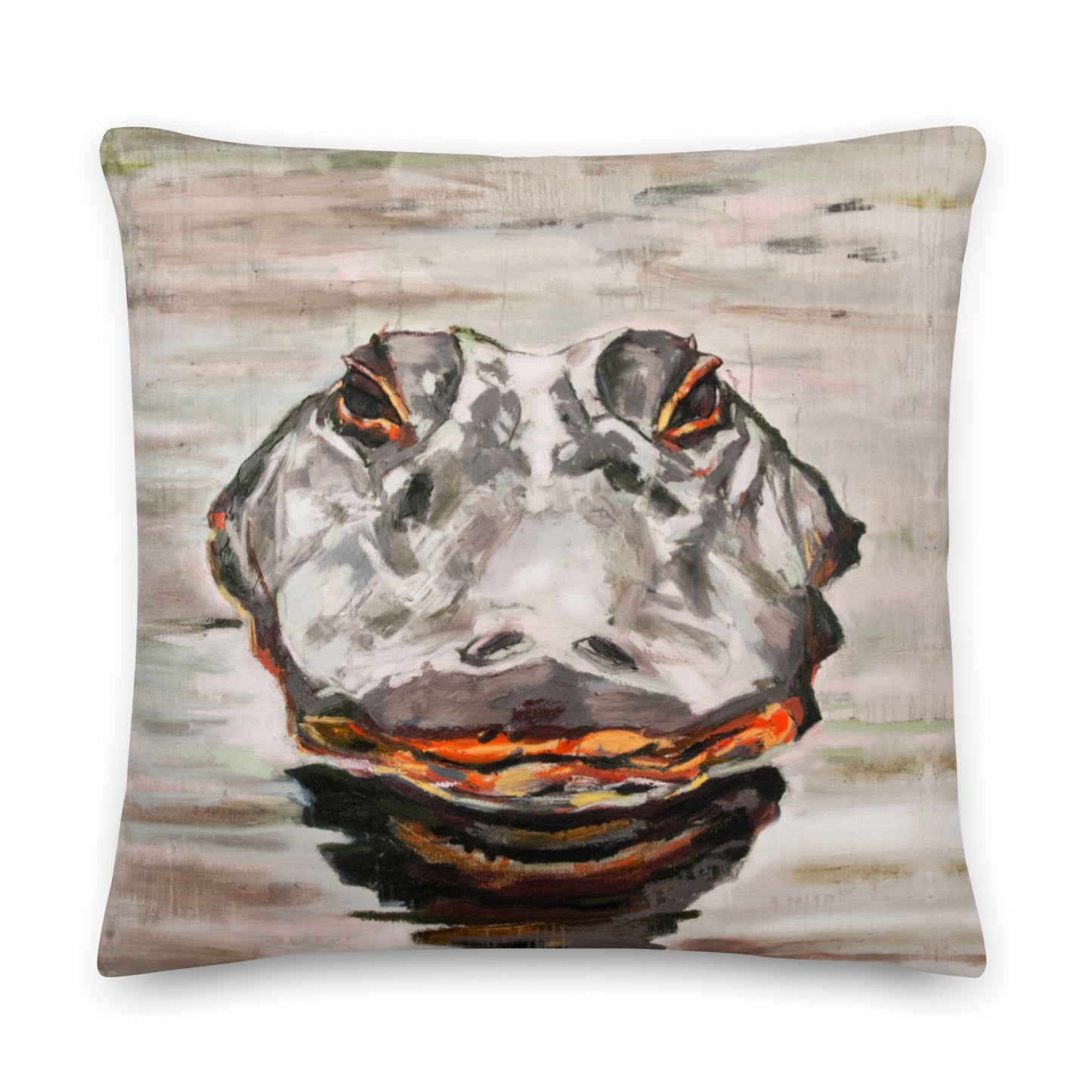 Gator Head Reflection Premium Pillow