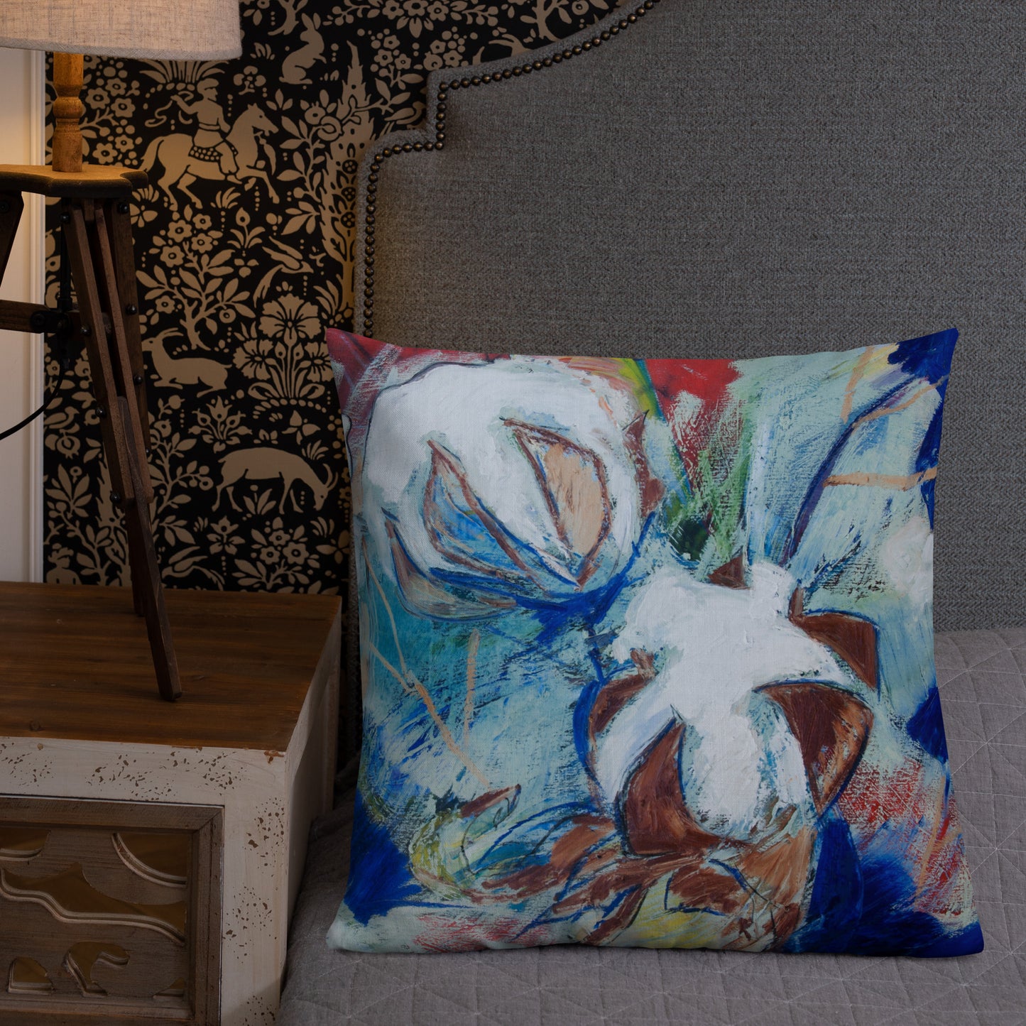 Tribute to Cotton (Cropped) Premium Pillow