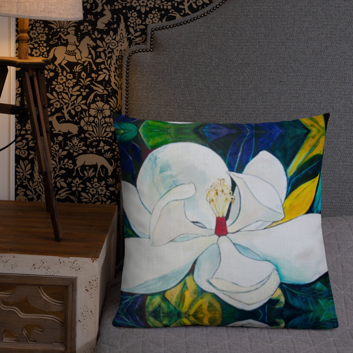 Bray Magnolia Premium Pillow