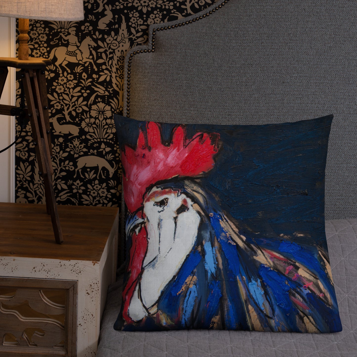 Study for Tribute to Heritage Poultry II Premium Pillow