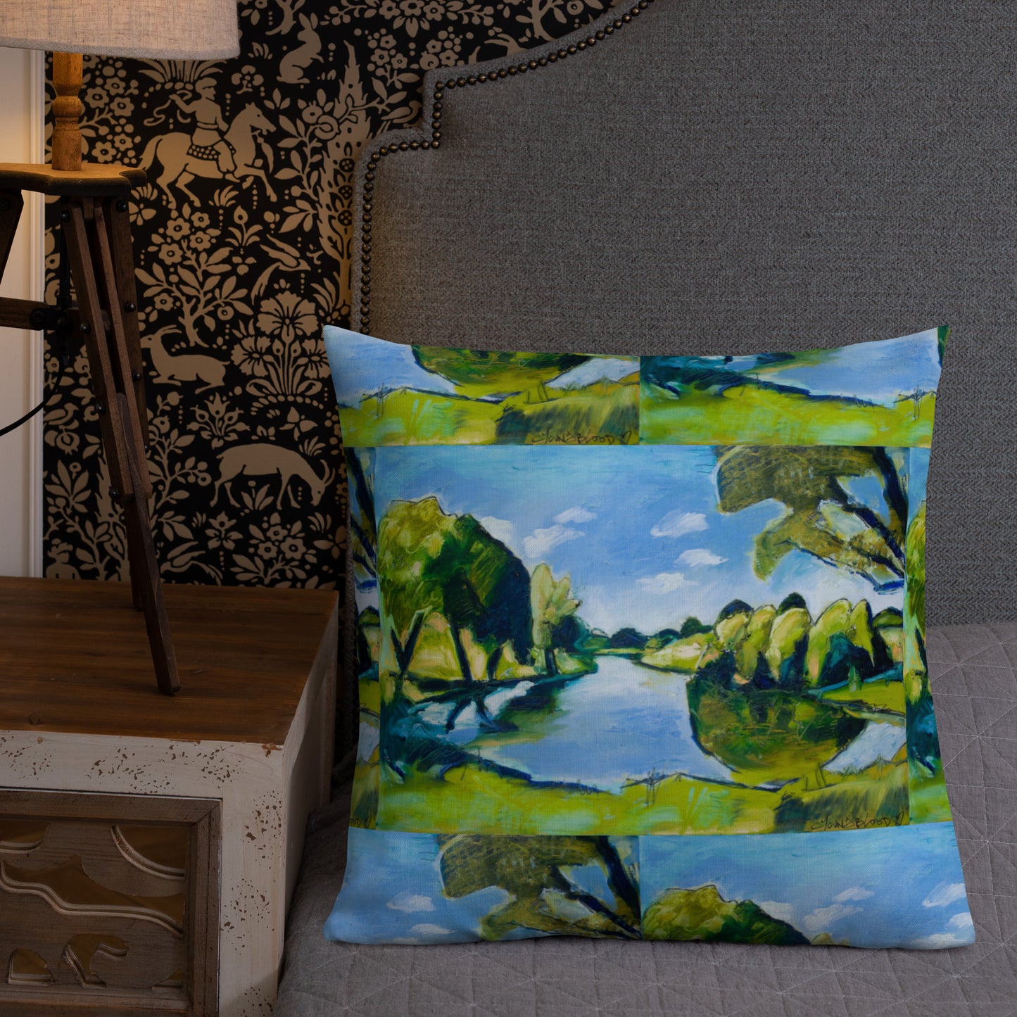 Tranquil Lake Premium Pillow